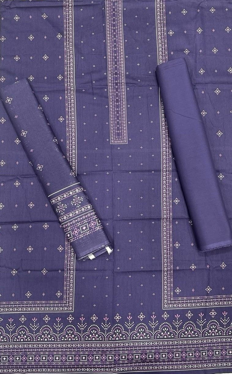 Bin Saeed Unstitched Premium Digital Printed Summer Lawn Collection - A76