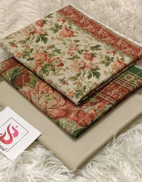 Bin Saeed Unstitched Premium Digital Printed Summer Lawn Collection - A87