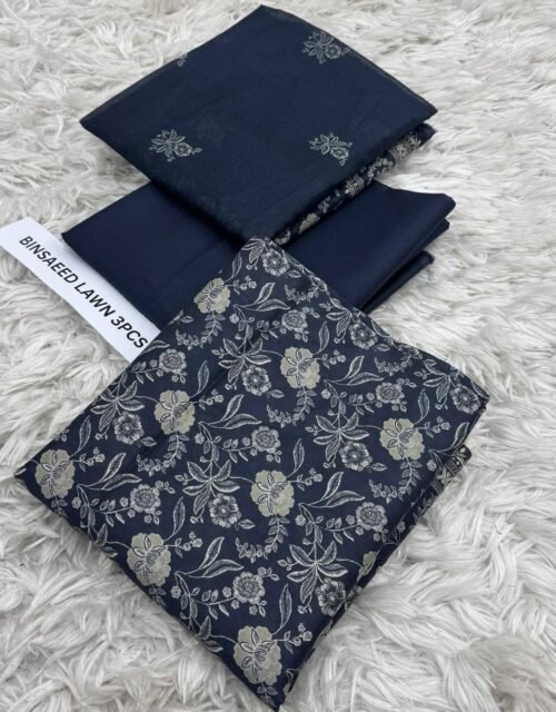 Bin Saeed Unstitched Premium Digital Printed Summer Lawn Collection - A86