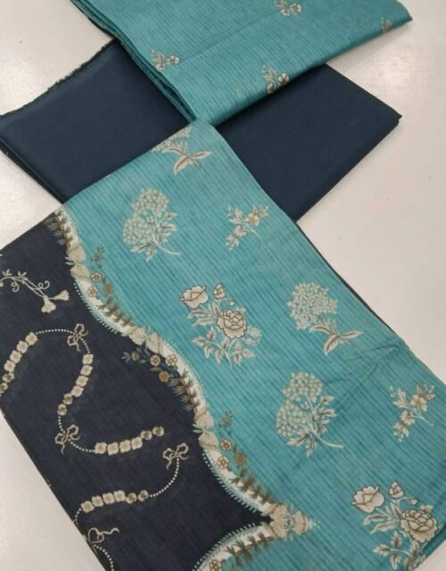 Bin Saeed Unstitched Premium Digital Printed Summer Lawn Collection - A84