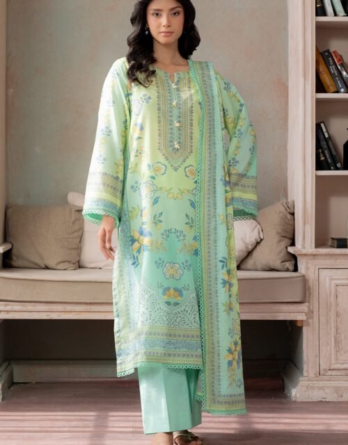 Zellbury Premium Unstitched 3 Piece Printed Lawn Collection  - D145 (WUS26X30613)