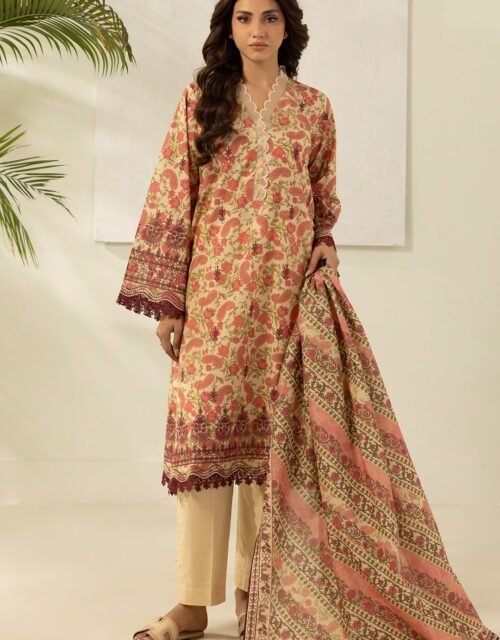 Zellbury Premium Unstitched 3 Piece Printed Lawn Collection  - D146 (WUS26X30427)