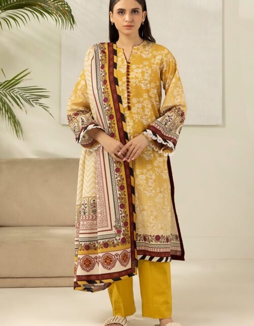 Zellbury Premium Unstitched 3 Piece Printed Lawn Collection  - D147 (WUS26X30623)