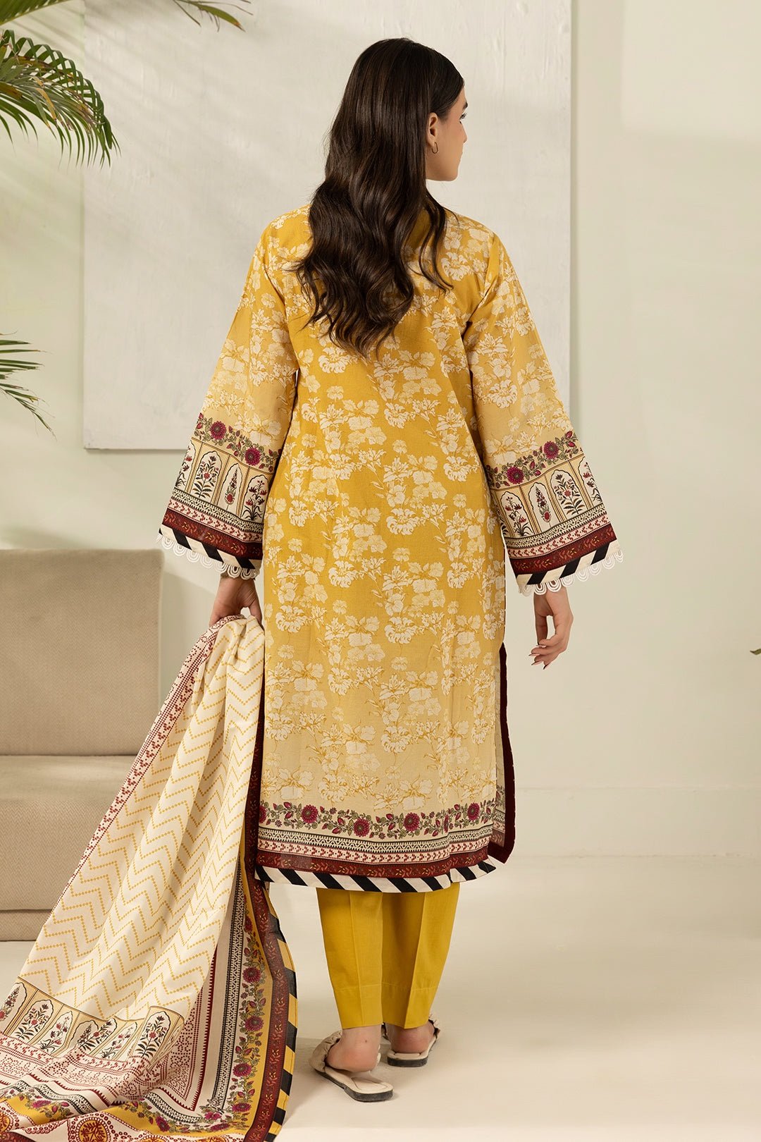 Zellbury Premium Unstitched 3 Piece Printed Lawn Collection - D147 (WUS26X30623) - Image 2