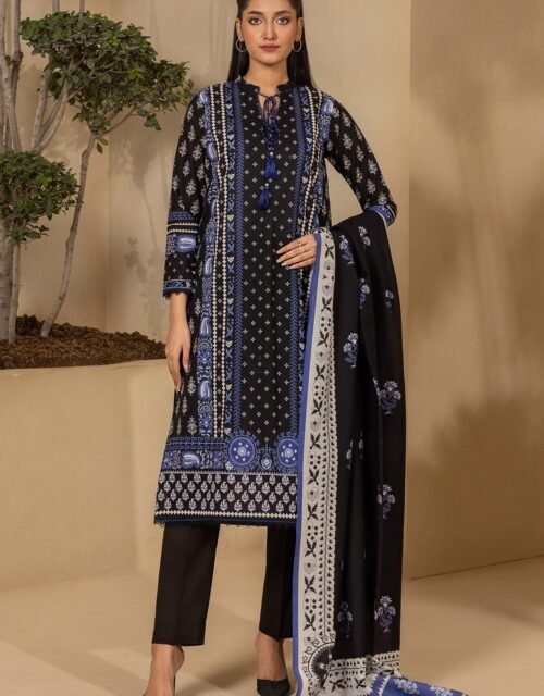 Zellbury Premium Unstitched 3 Piece Printed Lawn Collection  - D148 (WUS26X30428)