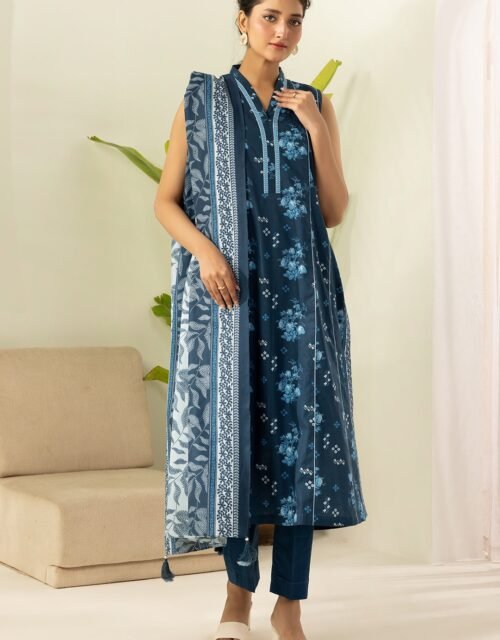 Zellbury Premium Unstitched 3 Piece Printed Lawn Collection  - D149 (WUS26X30422)