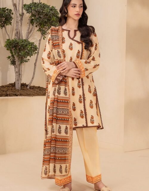 Zellbury Premium Unstitched 3 Piece Printed Lawn Collection  - D152 (WUS26X30876)