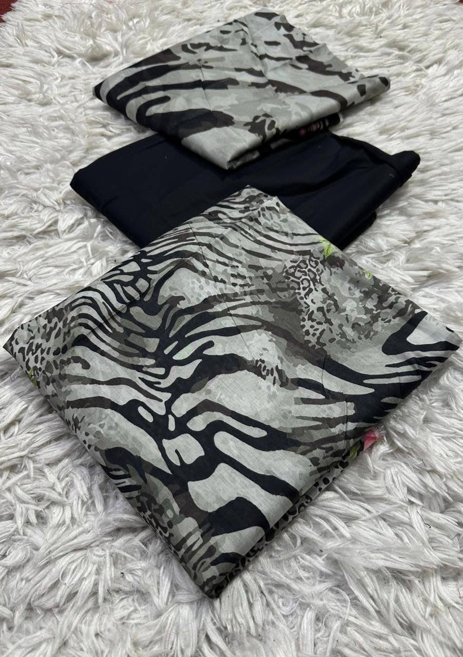 Bin Saeed Unstitched Premium Digital Printed Summer Lawn Collection - A90