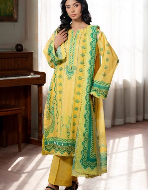 Zellbury Premium Unstitched 3 Piece Printed Lawn Collection  - D154 (WUS26X30680)