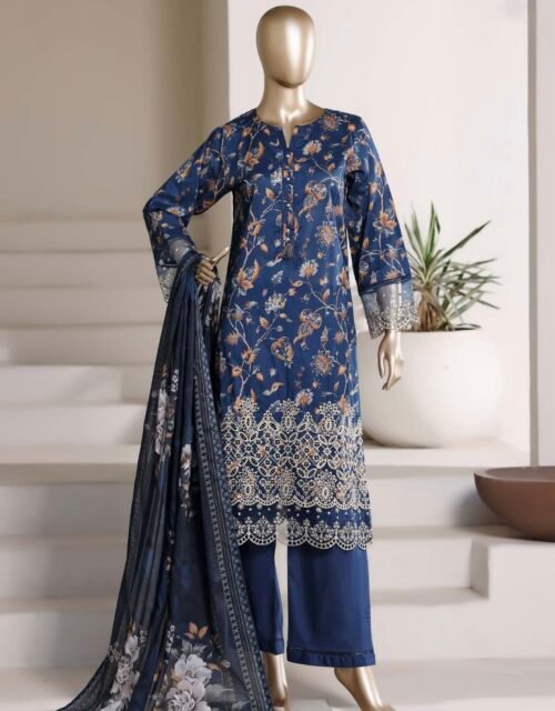 Amyrah By Sadabahar Embroidered Lawn Stitched 3 Piece Suit Festive Collection - D05