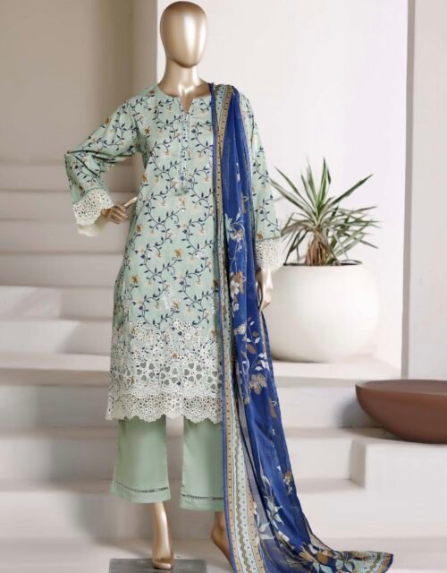 Amyrah By Sadabahar Embroidered Lawn Stitched 3 Piece Suit Festive Collection - D07