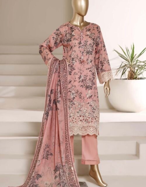 Amyrah By Sadabahar Embroidered Lawn Stitched 3 Piece Suit Festive Collection - D02