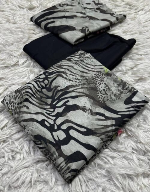 Bin Saeed Unstitched Premium Digital Printed Summer Lawn Collection - A92