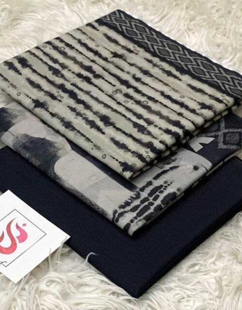 Bin Saeed Unstitched Premium Digital Printed Summer Lawn Collection - A96