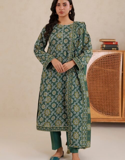 Zellbury Premium Unstitched 3 Piece Printed Lawn Collection  - D169 (WUS26X30947)