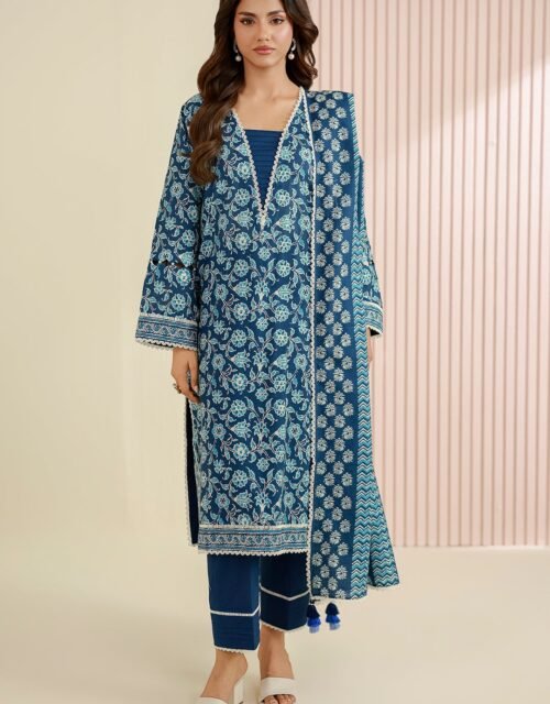 Zellbury Premium Unstitched 3 Piece Printed Lawn Collection  - D174 (WUS26X30943)