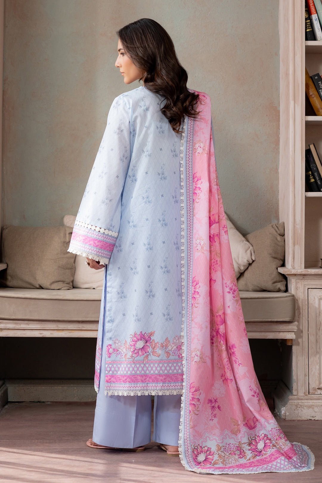 Zellbury Premium Unstitched 3 Piece Printed Lawn Collection - D176 (WUS26X30694) - Image 2