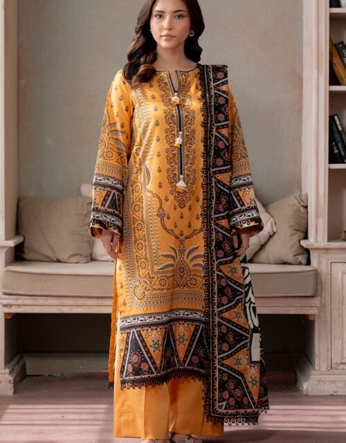 Zellbury Premium Unstitched 3 Piece Printed Lawn Collection  - D178 (WUS26X30748)