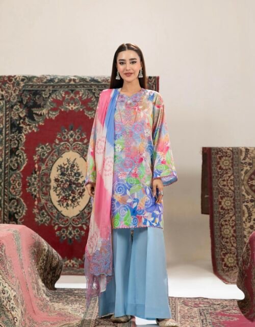 PREMIUM ZARIYAB by Gull Jee - Luxury Unstitched 3 Piece Exclusive Embroidered Lawn Collection - A04