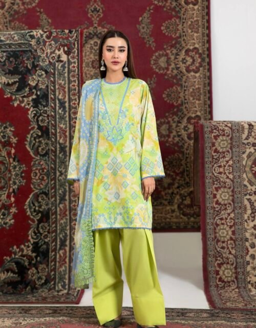 PREMIUM ZARIYAB by Gull Jee - Luxury Unstitched 3 Piece Exclusive Embroidered Lawn Collection - A05