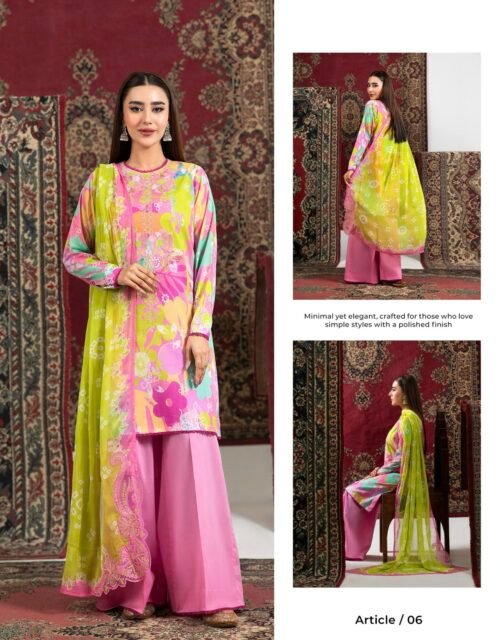 PREMIUM ZARIYAB by Gull Jee - Luxury Unstitched 3 Piece Exclusive Embroidered Lawn Collection - A06