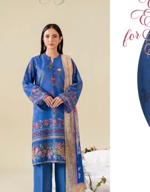 POPINN By Gull Jee - Premium Unstitched 3 Piece Fancy Printed Lawn Collection Vol. 7 - A03