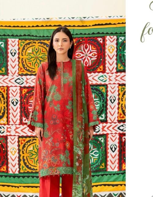 POPINN By Gull Jee - Premium Unstitched 3 Piece Fancy Printed Lawn Collection Vol. 7 - A09