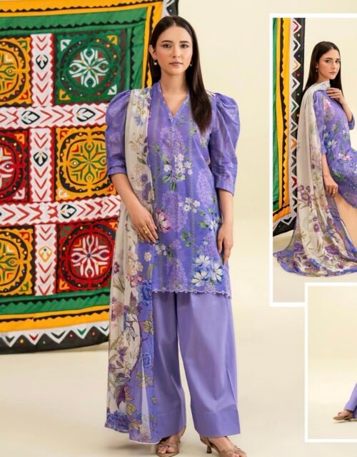 POPINN By Gull Jee - Premium Unstitched 3 Piece Fancy Printed Lawn Collection Vol. 7 - A10