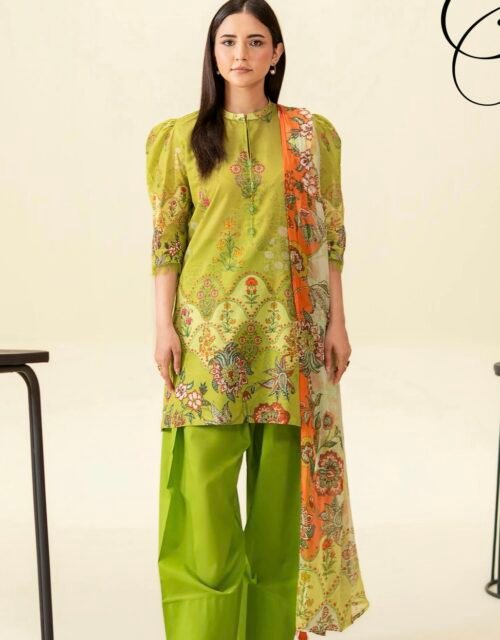POPINN By Gull Jee - Premium Unstitched 3 Piece Fancy Printed Lawn Collection Vol. 7 - A11