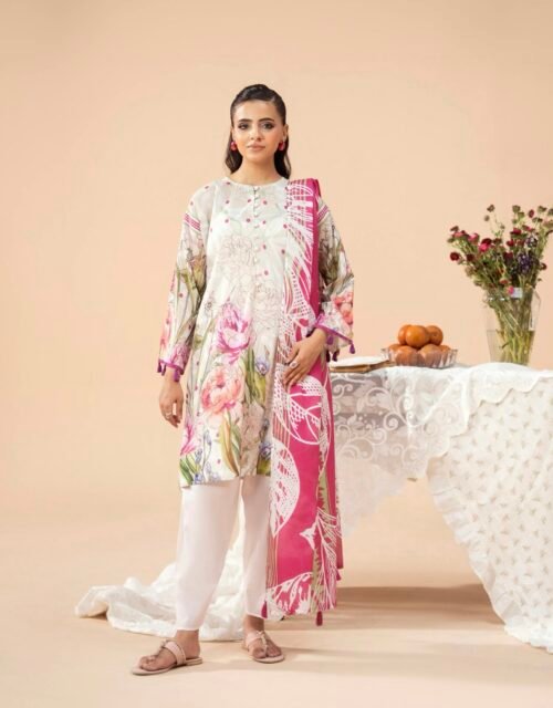 POPINN By Gull Jee - Premium Unstitched 3 Piece Printed Lawn Collection Vol. 9 - A04
