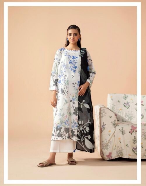 POPINN By Gull Jee - Premium Unstitched 3 Piece Printed Lawn Collection Vol. 9 - A12