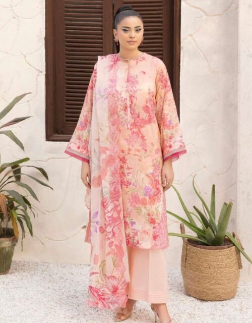 MISHAAL By Gull Jee - 3 PIECE UNSTITCHED EMBROIDERED LAWN EDITION - A07