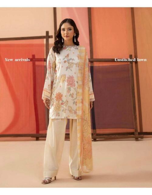 JAZMIN BY GULL JEE - Unstitched 3 Piece Digital Printed Lawn Collection - A12