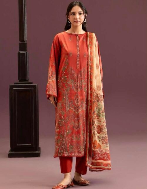 GUL E ZAR BY GULL JEE - Unstitched 3 Piece Digital Printed Lawn Collection - A07