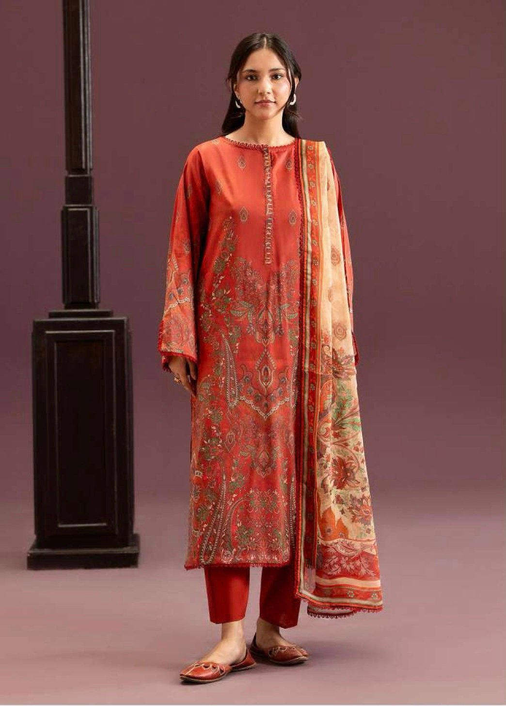 GUL E ZAR BY GULL JEE - Unstitched 3 Piece Digital Printed Lawn Collection - A07