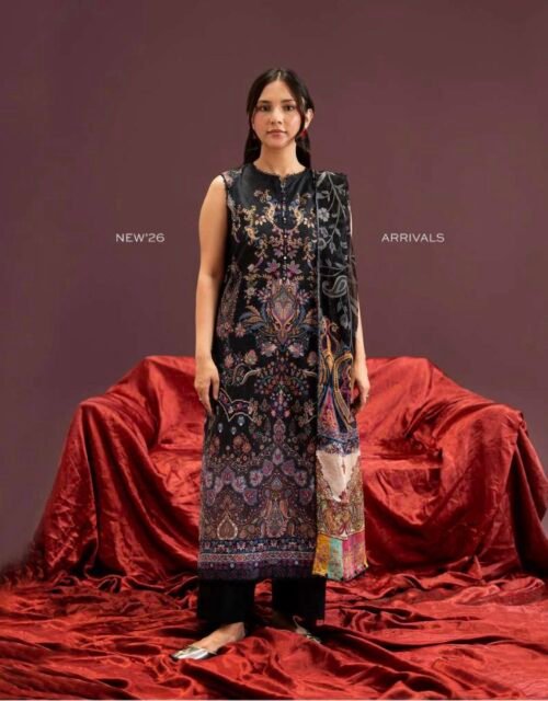 GUL E ZAR BY GULL JEE - Unstitched 3 Piece Digital Printed Lawn Collection - A08
