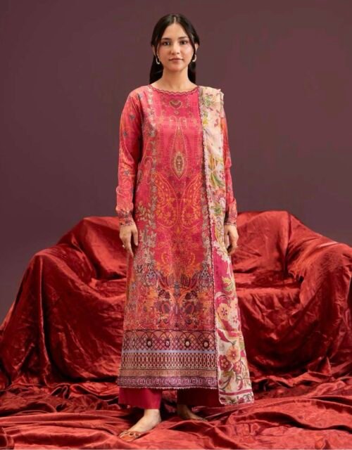 GUL E ZAR BY GULL JEE - Unstitched 3 Piece Digital Printed Lawn Collection - A09