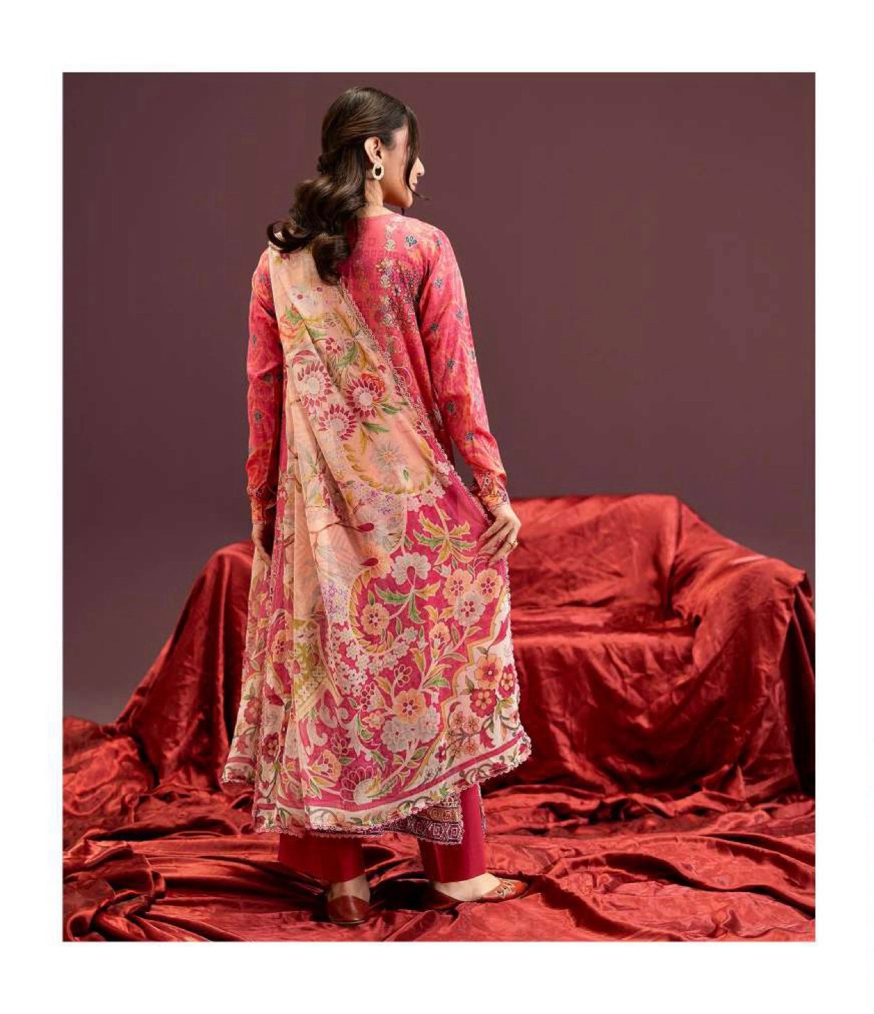 GUL E ZAR BY GULL JEE - Unstitched 3 Piece Digital Printed Lawn Collection - A09 - Image 2