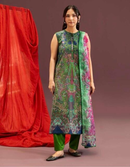 GUL E ZAR BY GULL JEE - Unstitched 3 Piece Digital Printed Lawn Collection - A10