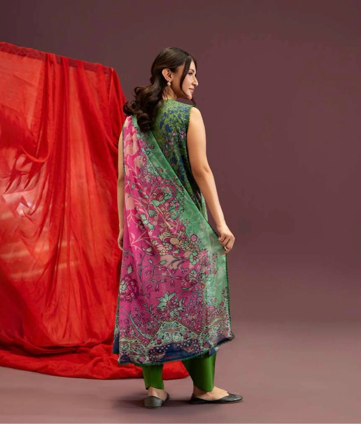GUL E ZAR BY GULL JEE - Unstitched 3 Piece Digital Printed Lawn Collection - A10 - Image 2