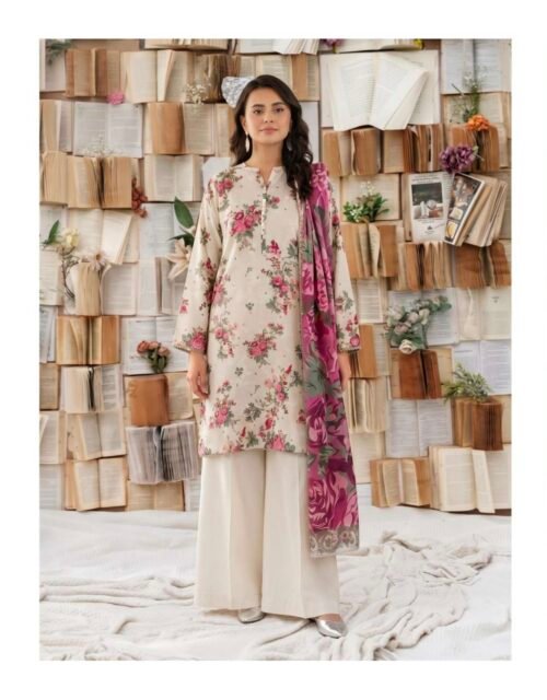 GULL E SARD BY GULL JEE - Unstitched 3 Piece Digital Printed Linen Winter Edition - A03